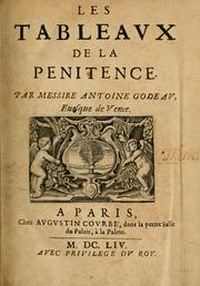 Cover of: Les Tableavx de la penitence