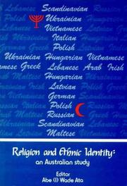Cover of: Religion and ethnic identity: an Australian study