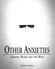 Cover of: Other anxieties: Ukraine, Russia and the West