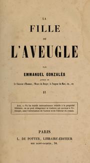 Cover of: La fille de l'aveugle