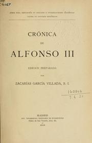 Cover of: Cronica de Alfonso III