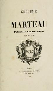 Cover of: Enclume: ou, Marteau