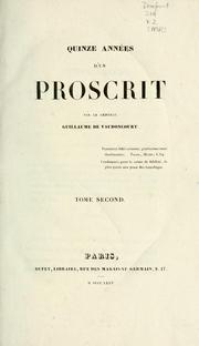 Cover of: Quinze années d'un proscrit