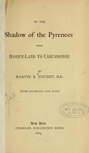Cover of: In the shadow of the Pyrenees from Basque-land to Carcassone