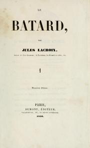 Cover of: Le bâtard