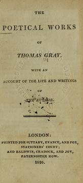 Cover of: The poetical works, with an account of the life and writings of the author
