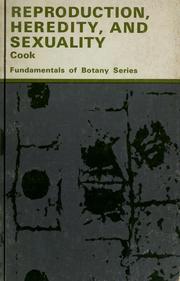Cover of: Reproduction, heredity, and sexuality by Stanton A. Cook