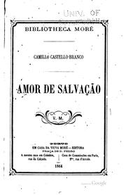 Cover of: Amor de salvação