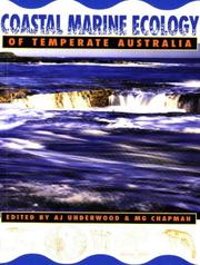 Cover of: Coastal marine ecology of temperate Australia by edited by A.J. Underwood and M.G. Chapman.