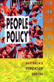 Cover of: People policy: Australia's population choices