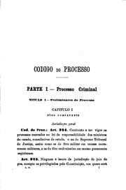 Classificação das leis do processo criminal e civil do imperio do Brazil by Brazil