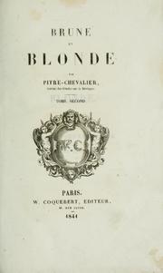 Cover of: Brune et Blonde