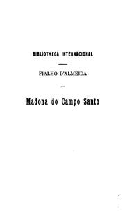 Cover of: Madona do Campo Santo