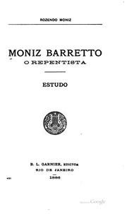 Moniz Barretto, o repentista by Rozendo Moniz Barretto