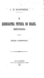 Cover of: O Brasil geographico e historico ... v. 1.