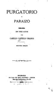 Cover of: Purgatorio e Paraizo by Camilo Castelo Branco
