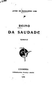 Cover of: Reino da saudade: romance