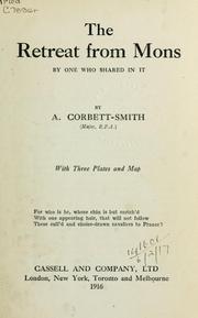 Cover of: The retreat from Mons by Arthur Corbett-Smith