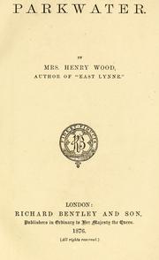 Cover of: Parkwater by Mrs. Henry Wood