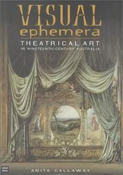 Cover of: Visual ephemera: theatrical art in nineteenth-century Australia