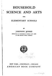 Cover of: Household science and arts