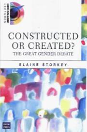 Cover of: Created or constructed? by Elaine Storkey, Elaine Storkey