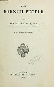 Cover of: The French people by Arthur Hassall