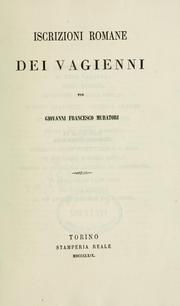 Cover of: Iscrizioni romane dei Vagienni