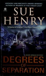 Cover of: Degrees of separation | Henry, Sue