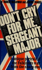 Cover of: Don't cry for me, sergeant-major by Robert McGowan