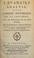 Cover of: L'evangile analysé selon l'ordre historique de la concorde avec des dissertations sur les lieux difficiles