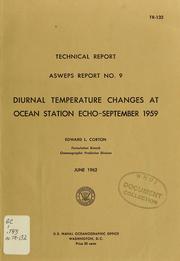 Cover of: Diurnal temperature changes at Ocean Station Echo-September 1959