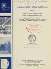 Cover of: Hurricane Danny storm surge data by Andrew W. Garcia