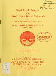 Cover of: Sand level changes on Torrey Pines Beach, California by Charles E. Nordstrom