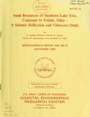 Cover of: Sand resources of southern Lake Erie, Conneaut to Toledo, Ohio: a seismic reflection and vibracore study