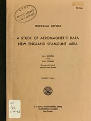 Cover of: A study of aeromagnetic data New England Seamount area