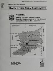 Cover of: Rock River area assessment by Illinois. Dept. of Natural Resources