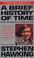 Cover of: A brief history of time