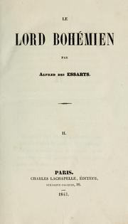 Cover of: Le Lord bohémien