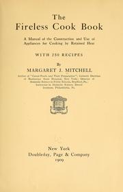 Cover of: The fireless cook book by Margaret Johnes Mitchell