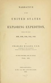 Cover of: Narrative of the United States Exploring Expedition.: During the years 1838, 1839, 1840, 1841, 1842.
