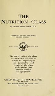 Cover of: The nutrition class, by Charles Hendee Smith