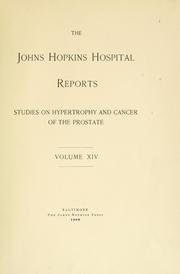 Cover of: Studies on hypertrophy and cancer of the prostate