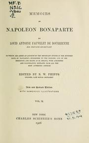 Cover of: Memoirs of Napoleon Bonaparte