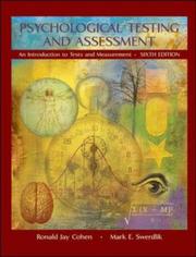 Cover of: Psychological Testing and Assessment with Exercises Workbook