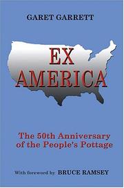 Cover of: Ex America: the 50th anniversary of The people's pottage