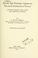 Cover of: South and Central American trade conditions of to-day