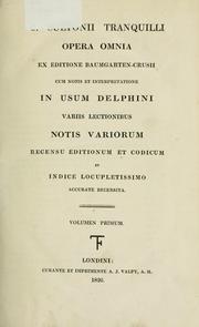 Cover of: Opera omnia by Suetonius