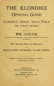 Cover of: The Klondike official guide by William Ogilvie