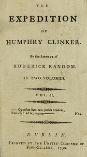 Cover of: The expedition of Humphry Clinker by Tobias Smollett
